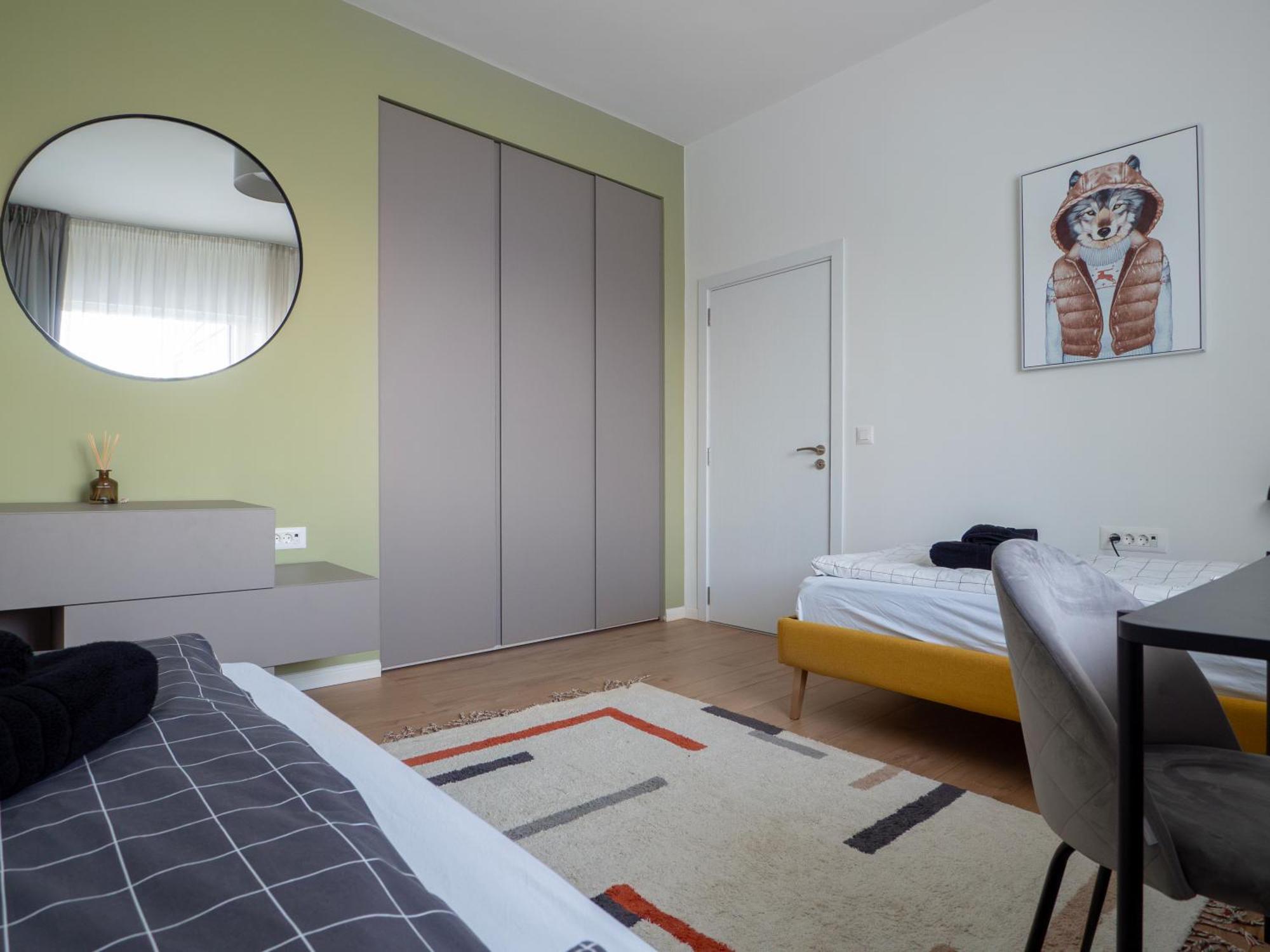 Central Apartment Parking Two Bedrooms Sky Terrace Sofia Exterior photo